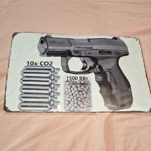 Walther CP99 Compact Air Pistol Metal Sighn
